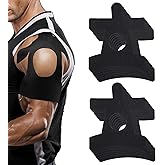 10pcs Precut Kinesiology Tape for Shoulder, Waterproof Breathable Elastic Kinesiology Athletic Tape Elastic & Latex-Free Spor