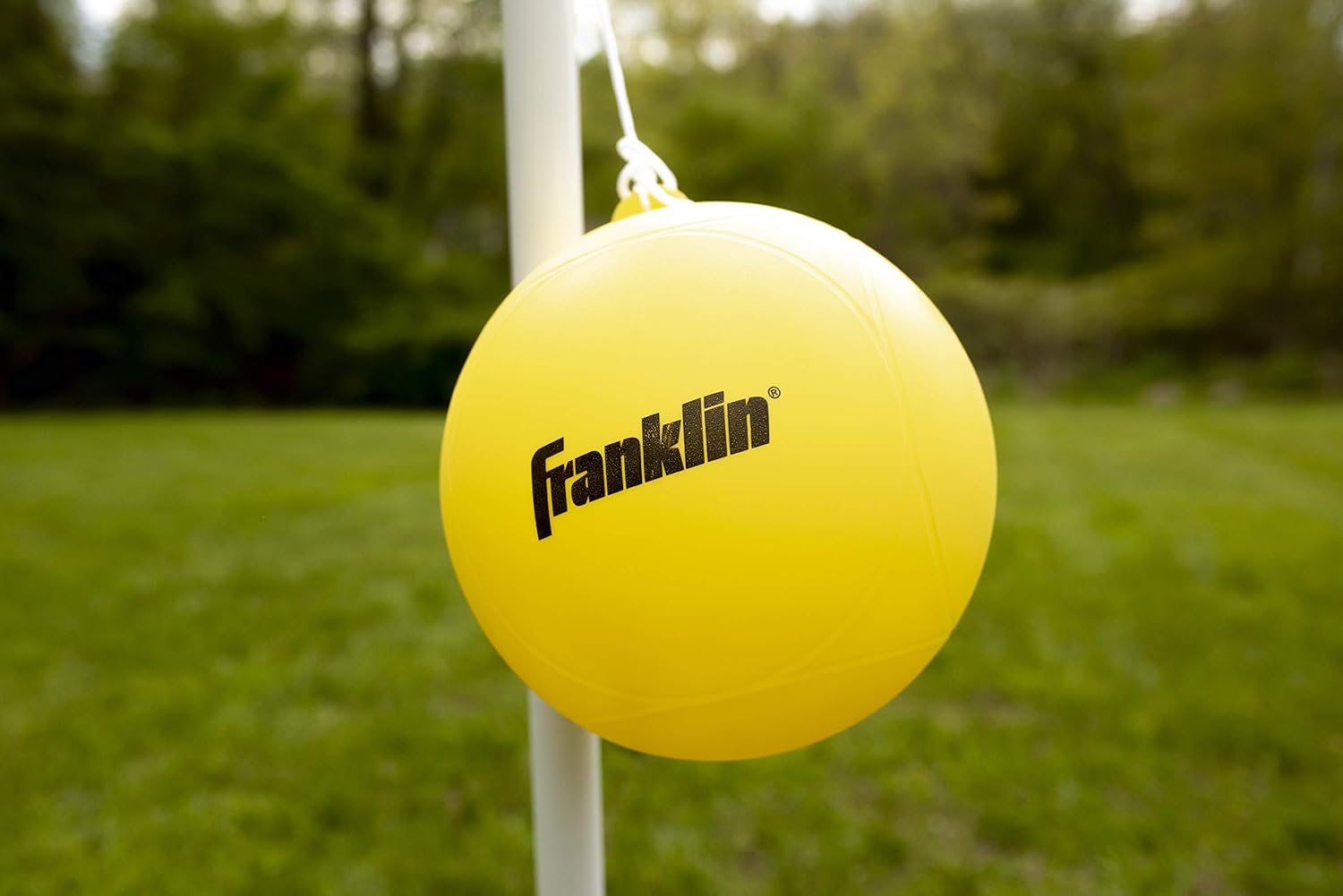 Franklin Sports Tetherball - Tetherball Ball, Rope and Pole Set - Portable Steel Tetherball Set with Easy Assembly - Classic Outdoor Game : Tetherball Equipment : Sports & Outdoors