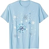 Snowflakes Winter Shirt - Gift for Ski and Snowboard Freak T-Shirt