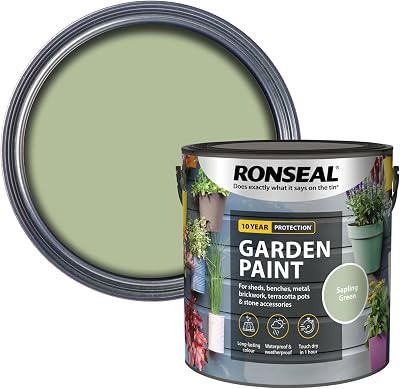 Ronseal Sapling Green Garden Paint 2.5 Litre