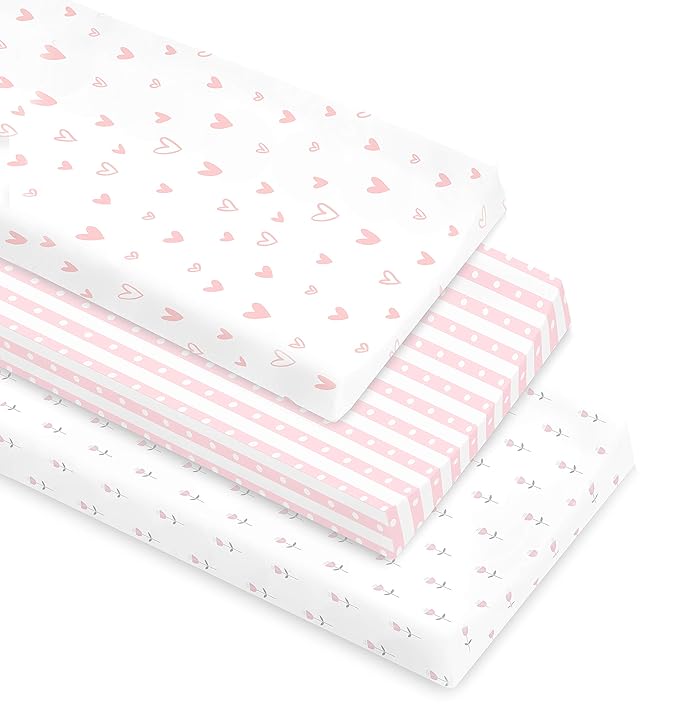 coral changing pad cover