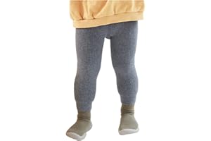 Baby Toddler Girls Winter Fleece Lined Leggings Warm Thick Knit Tights Thermal Pant Trouser for Kids Long Socks
