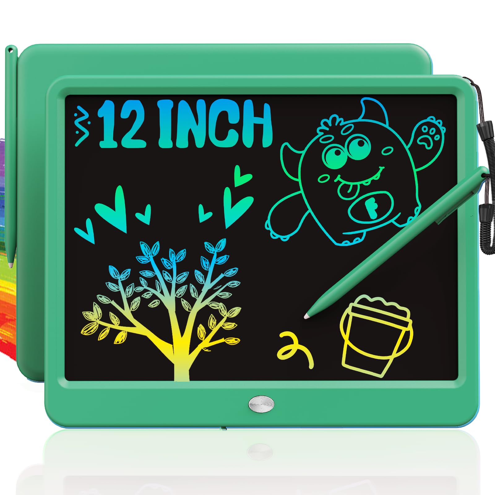 TEKFUN LCD Writing Tablet for Kids Boys Toys, 12
