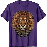 Amazon.com: Lion x Majestic Lion T-Shirt : Clothing, Shoes & Jewelry