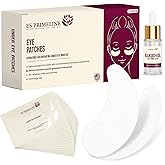 Triple Hyaluronic Acid Breathable Under Eye Patches with Pomegranate Extract, Hydrating Eye Masks for Puffiness, Dark Circles, Wrinkles & Fine Lines, Jet Lag Patches, Parches Para Ojeras,12Pairs
