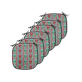 Ambesonne Modern Chair Seating Cushion Set of
