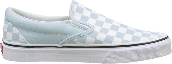 baby blue slip on vans