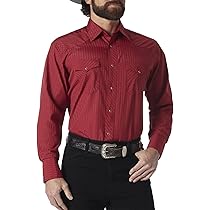 Amazon.com: Wrangler mens Sport Western Two Pocket Long Sleeve 