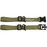 Wisdompro Backpack Chest Strap, Heavy Duty Backpack Sternum Strap Add on | Adjustable Nylon Chest Belt Replacement with Quick Release Buckle, for Travel, Hiking, Camping and Jogging - with Slide Locks