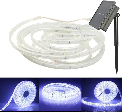 Solar Luz de Tira, EONANT 100LED 16.4ft/5M Impermeable SMD2835 LED