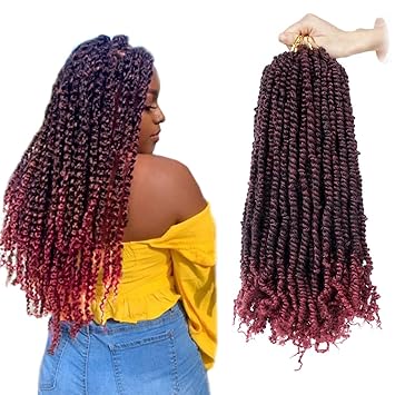 Amazon Com 6 Packs Pre Twisted Passion Twist Crochet Hair 18inch
