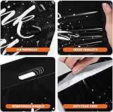 Switory 100Pcs Parcel Bags with Handle 262x330mm Self Seal Mailing Bags Black view 3