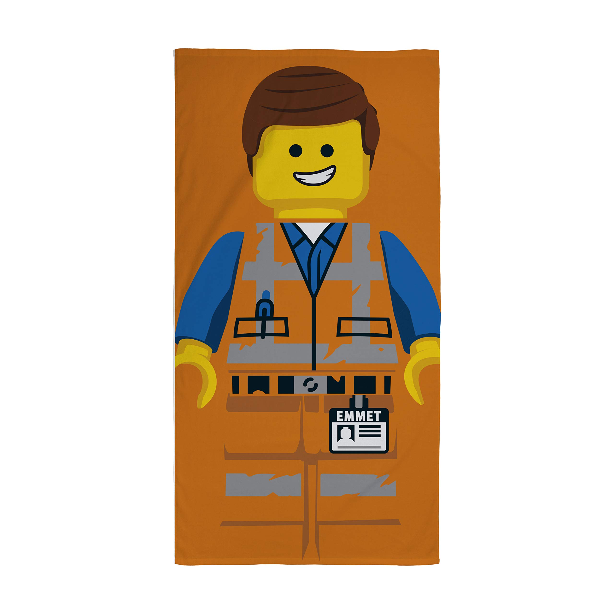 Lego Movie 2 Emmet Design | Perfect for The Home, Beach & Swimming Pool, Multicolour, 140 x 70cm