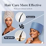 AOPOW Hair Cap Treatment Steamer Deep Conditioning Thermal Cap Blue UK Plug view 3