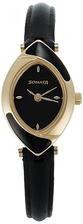 Sonata Analog Black Dial Women's Watch -NJ8069YL01C