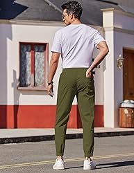 COOFANDY Mens Casual Joggers Pants - Cotton
