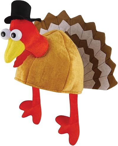 Henbrandt Adult Turkey Hat Secret Santa Fancy Dress Christmas Party