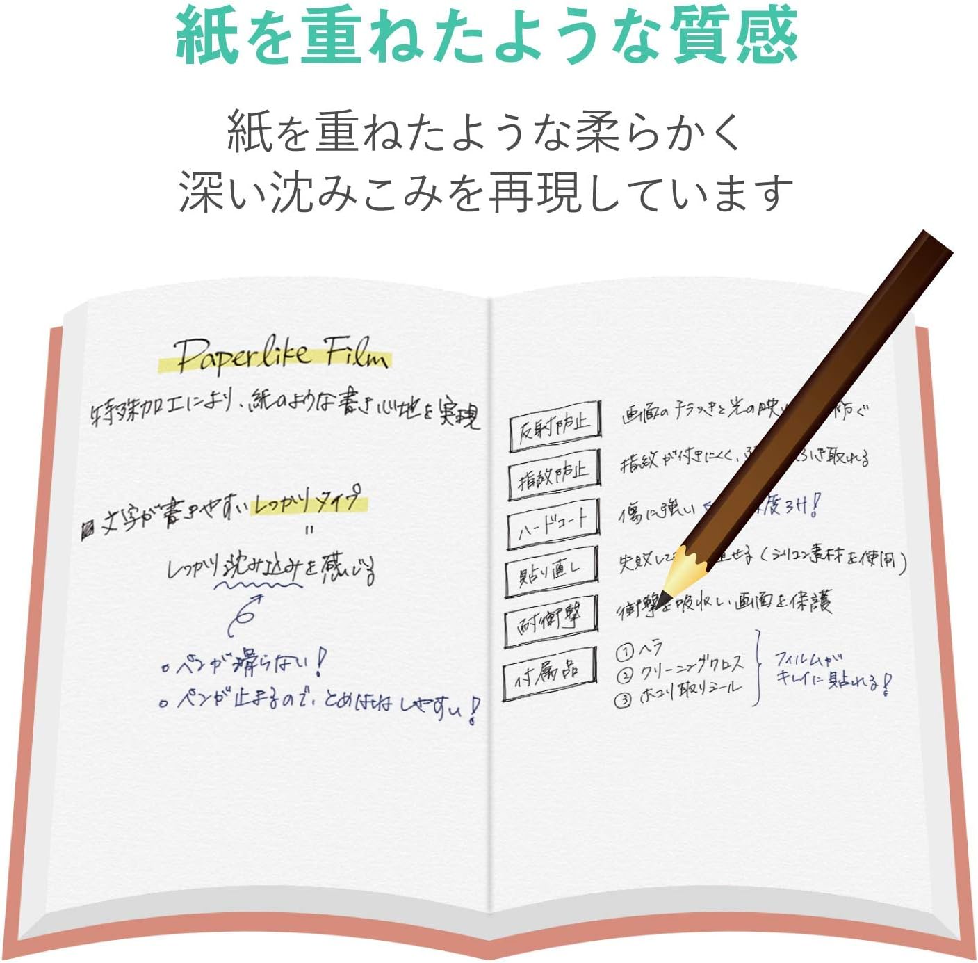 Amazon Co Jp エレコム Ipad Pro 12 9 18 フィルム ペーパーライク 反射防止 文字用 しっかりタイプ Tb A18lflapnh 家電 カメラ