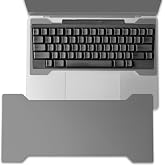 Aluminum Keyboard Bridge for Mechanical Keyboards + Laptops : Laptop Keyboard Cover For External Keyboards: Made for Apple MacBook Pro - Digital Nomad : Travel Accessory - Keyboard Riser - Meteor Gray