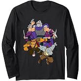 Teenage Mutant Ninja Turtles Shredder, Rocksteady and Bebop Long Sleeve T-Shirt