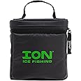 ION ® Battery Bag, Storage, Lithium-Ion Batteries, Two Pockets, Waterproof, Black, 46079