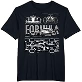 Racing 2026 Car Silhouette Blueprint Racing Car 2026 Size T-Shirt