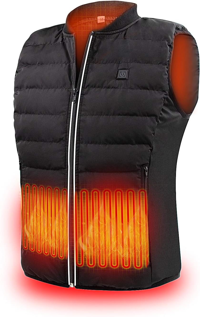 ZLTFashionHeated Vest Heated Vest for Men Heated Vest for Women USB Men's Heated Vests 2X-Large