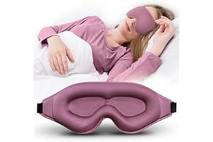 Clbxzwc 3D Advanced Eye Mask for Sleeping, Ultra Delicate Soft Skin Friendly Eye mask,100% Blackout Sleep Eye Mask for Sleep, Eyelash Extension Sleep mask, Sleeping Eye Masks for Men and Women