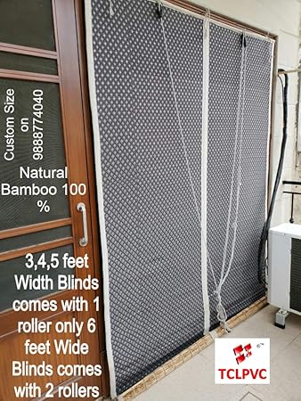 Buy Eco Friendly 5 8 Ft Bamboo Curtain Door Window Screen Shades