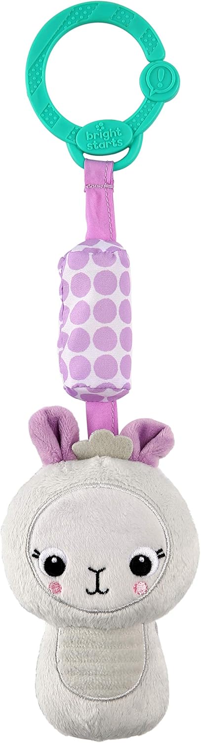 Bright Starts Chime Along Friends On-The-Go Toy - Llama, Purple