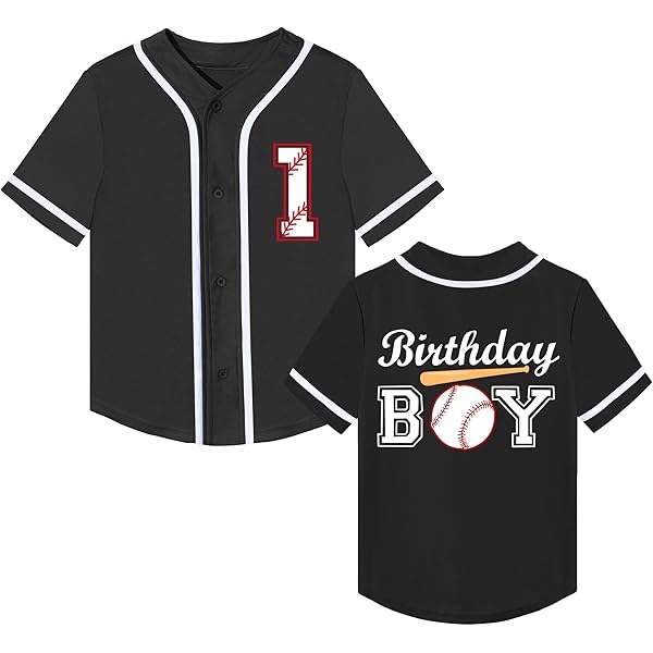 Amazon.com: Kids Baseball Jersey Boys 6th Birthday Gift Print