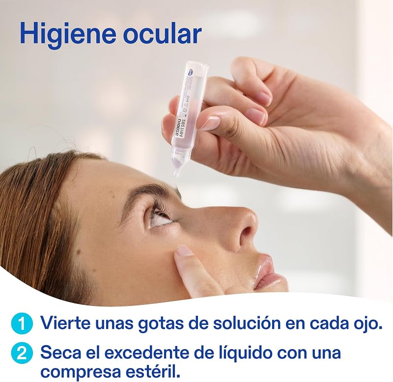 - Suero Fisiológico en Monodosis 60 uds, Higiene Nasal, Ocular y Auricular para Adultos y Bebés PACK DE 2