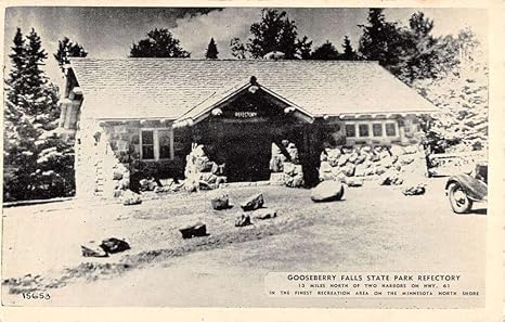 Gooseberry Falls Minnesota Park Refectory Street View Antique