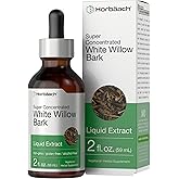 Horbäach White Willow Bark Extract Tincture | 2 Fl oz | Alcohol Free Liquid Supplement | Super Concentrated | Vegetarian, Non-GMO, Gluten Free