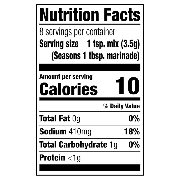 MCCORMICK GRILL MATES BLACK GARLIC PARMESAN MARINADE MIX, 1 OZ