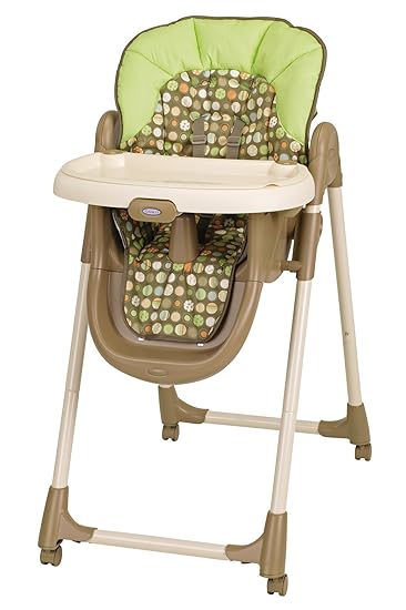 graco high chair green