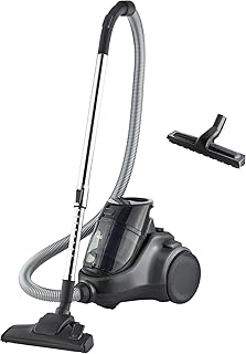 AEG LX5-2-4T Staubsauger ohne Beutel (1,8 l Staubbehälter, inkl. Zusatzdüsen, ergonomisches Design, große Räder, 4-stufige Staubtrennung, 750 Watt, 7 m Aktionsradius, Hygiene Filter, grau)