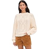 Free People Women's Frankie Cable Pullover