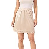 GYS Women's Half Slips for Under Dresses A-line Lace Trim Mini Underskirt