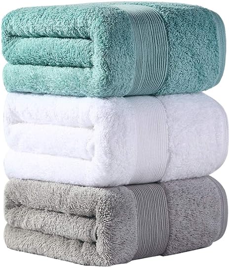Amazon バスタオルは柔らかく快適で耐久性のある綿のバスローブ大きくて厚いバスタオル高吸収多機能タオルスイミングプール バスタオル ホーム キッチン オンライン通販