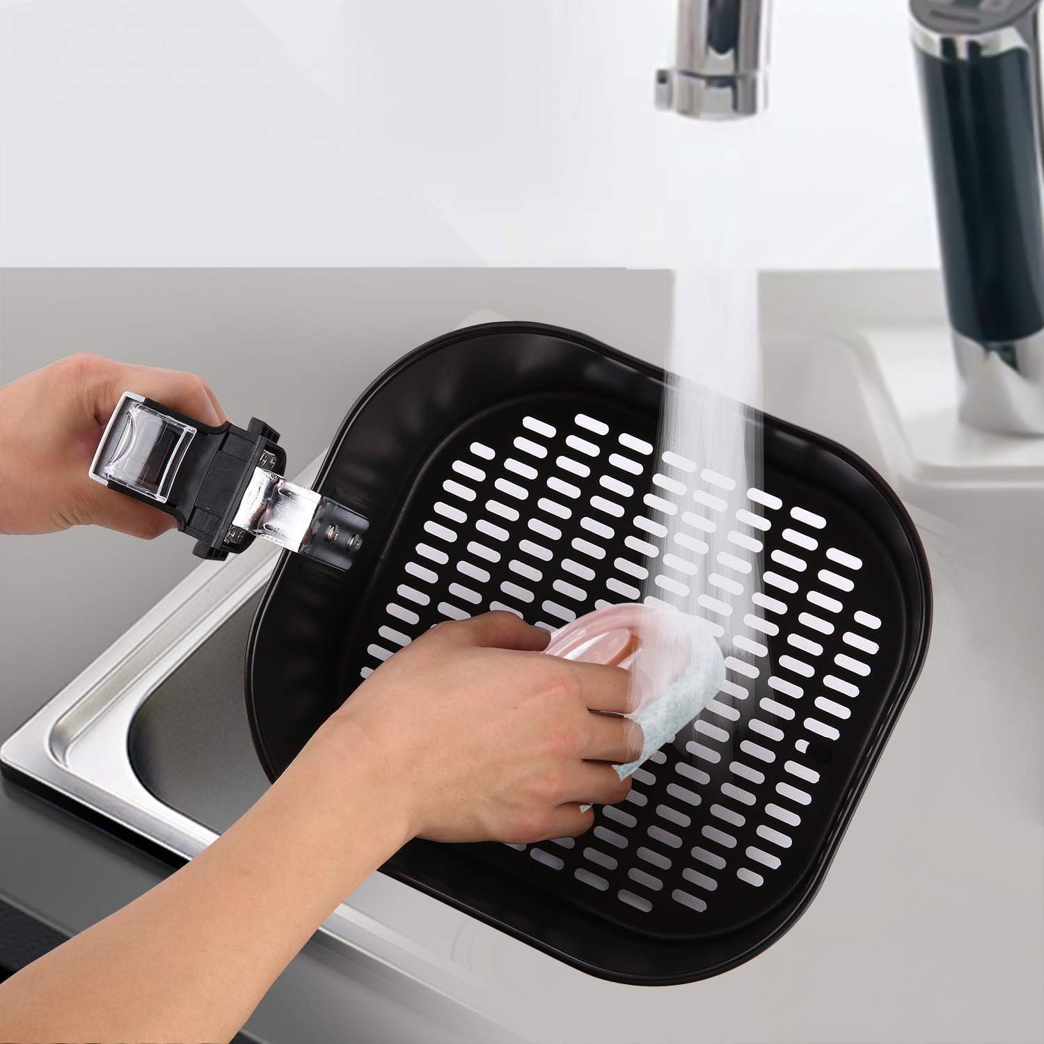 Air Fryer XL 6 8QT 1800W Electric Hot Air Fryers Oven Oilless Cooker