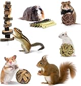 ERKOON Rabbit Chew Toys 10 Types Natural Small Animal Treats Enrichment view 6