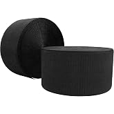 Envirolite Hook Fastener | 4" Wide, 42' Long | Gymnastics and Cheer Mat Tape | Nylon Hook for Carpet Bonded Foam Seams - Black