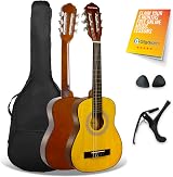 3rd Avenue XF 1/4 Size Classical Guitar Bundle Nylon Strings Gig Bag 6 Months view 1