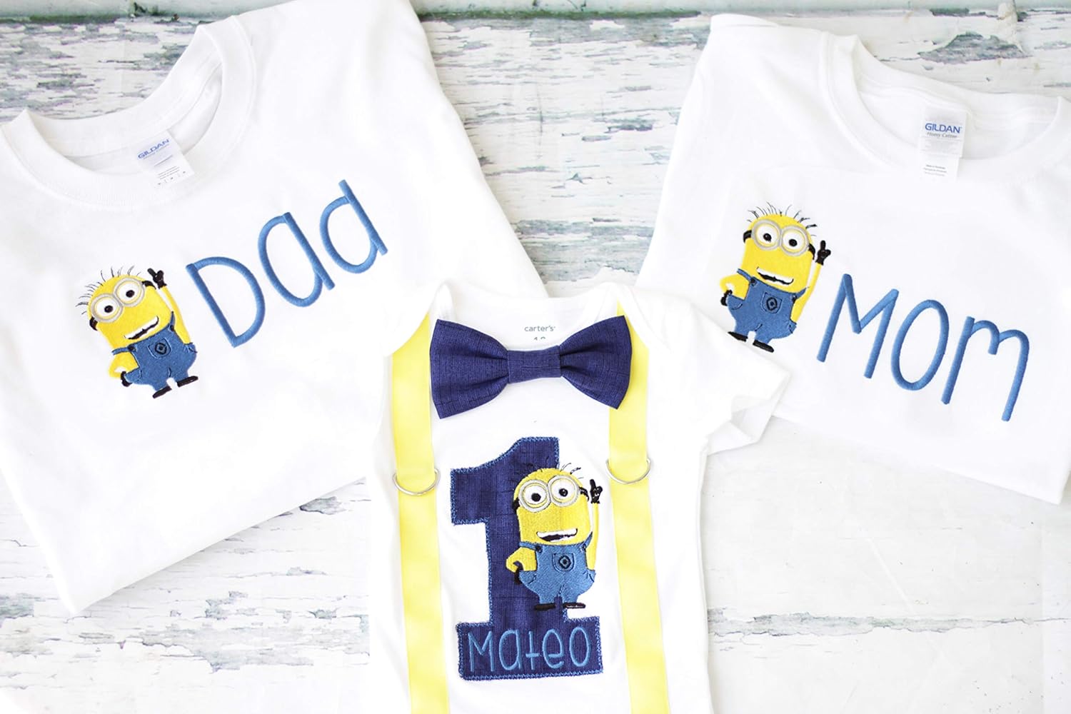 minion 1st birthday shirt