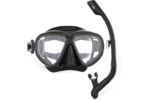 SwimStars Snorkel Set for Adults and Kids, Snorkeling Gear Anti-Fog Swim Mask Dry Top Snorkel Kit with Carry Bag, Snorkeling Scuba Diving Swimming Travel