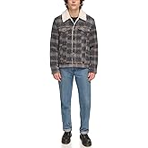 Levi's Men's Wool Blend Plaid Trucker With Sherpa Lining
