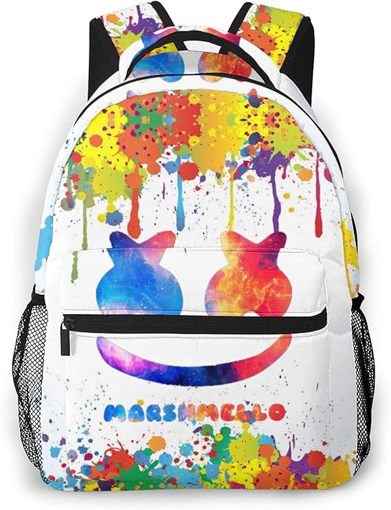 Amazon Co Jp Marshmello マシュメロ リュック リュックサック ビジネスリュック 大容量 ラップトップ バックパック メンズ レディース 男女兼用 アウトドア旅行 通学 通勤 軽量 収納 人気 ファッション