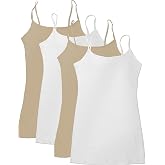 4 Pack Active Basic Women's Basic Tank Tops