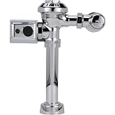 Zurn ZER6000PL-HET-CPM AquaFlush Plus PL ZER Exposed Sensor Diaphragm Flush Valve with 1.28 GPF and Metal Cover in Chrome